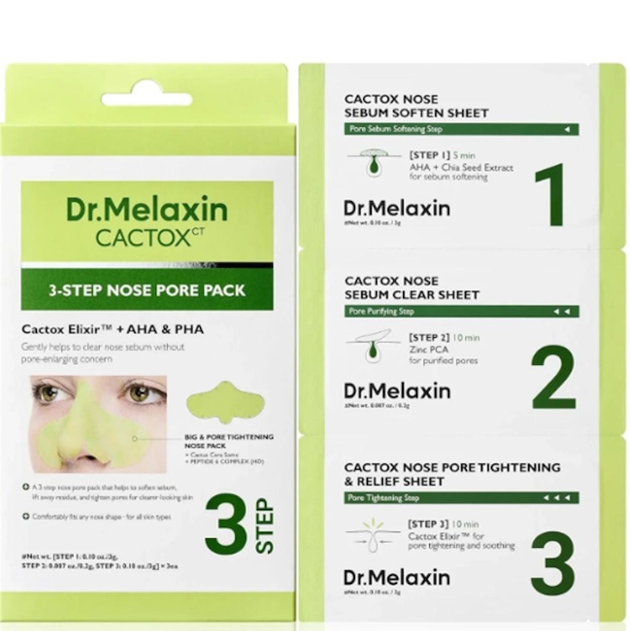 Dr.Melaxin Dr.Melaxin CACTOX 3Step Nose Pore Pack 3set 1 Box (3 Set)Product Thumbnail