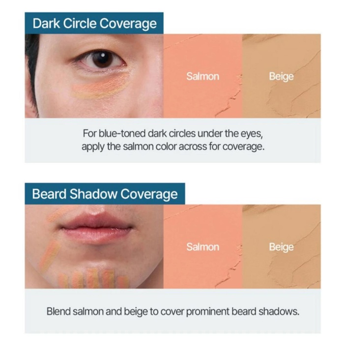 JUNG SAEM MOOL beauty MEN Dark Zone Concealer Green BeigeProduct Thumbnail