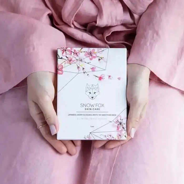 Snow Fox Japanese Cherry Blossom & White Tea Smoothing Mask 5 pcsProduct Thumbnail