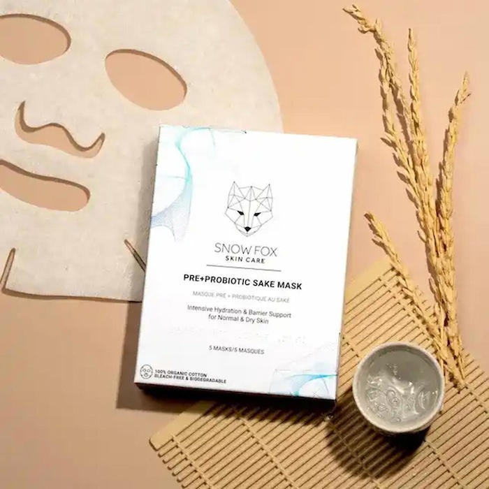 Snow Fox Pre and Probiotic Sake Mask 5 pcsProduct Thumbnail
