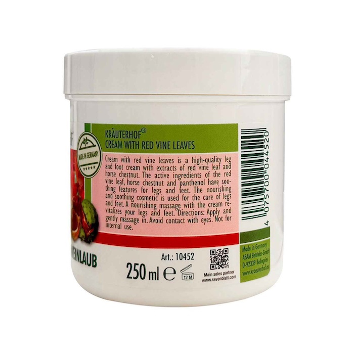 Krauterhof Cream with Red Vine Leaves 250mlProduct Thumbnail