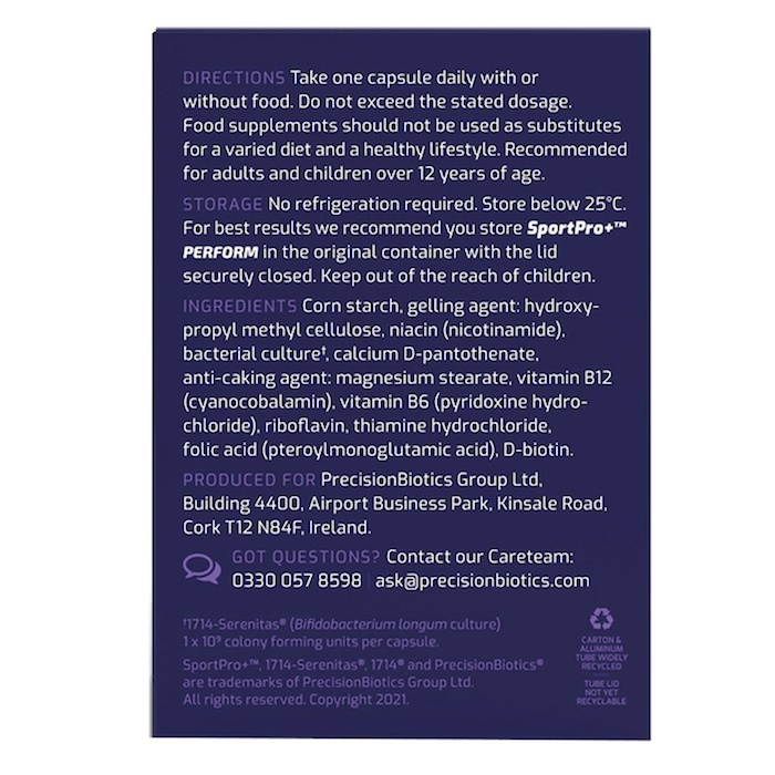 Precision Biotics SportPro+™ PERFORM 30sProduct Thumbnail