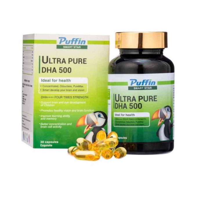 Puffin Puffin Smart Star DHA500 Smart Star 60capsulesProduct Thumbnail