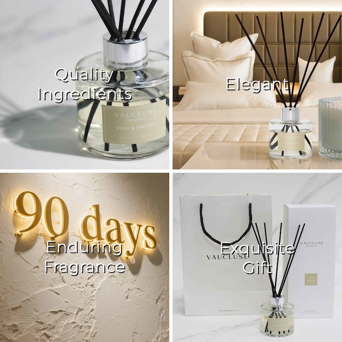 VAUCLUSE Pear & Freesia Scented Reed Diffuser 26.1cm * 9cm * Product Thumbnail