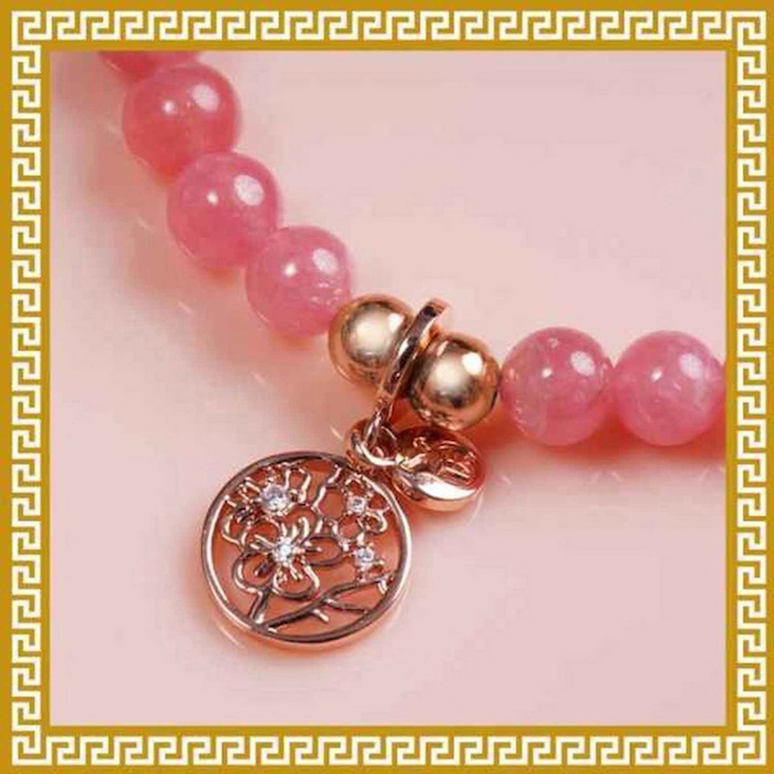 Ji Qing Tang Premium Ice-Grade Rhodochrosite Bracelet 6-6.5mmProduct Thumbnail