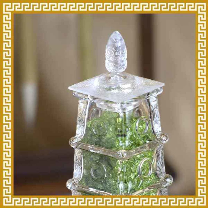 Ji Qing Tang Wenchang Pagoda Scholar"s Fortune GreenProduct Thumbnail