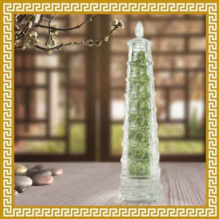 Ji Qing Tang Wenchang Pagoda Scholar"s Fortune GreenProduct Thumbnail