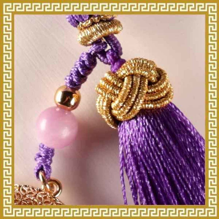 Ji Qing Tang Lepidolite Pendant of Ninefold Purple Ascension PurpleProduct Thumbnail