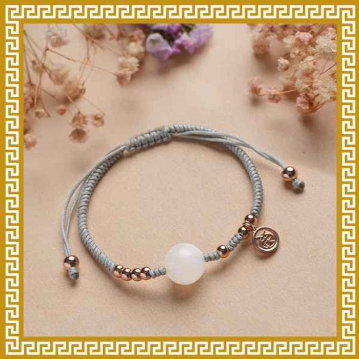 Ji Qing Tang Moonstone Bracelet Vajra Knot of Good Fortune MultiProduct Thumbnail