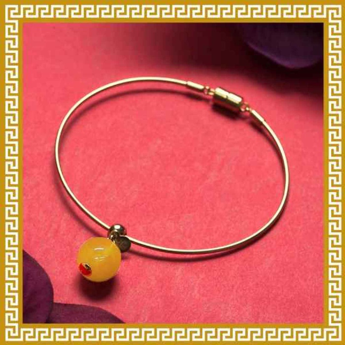 Ji Qing Tang Crimson Spark Crystal Bracelet Honey Amber MultiProduct Thumbnail