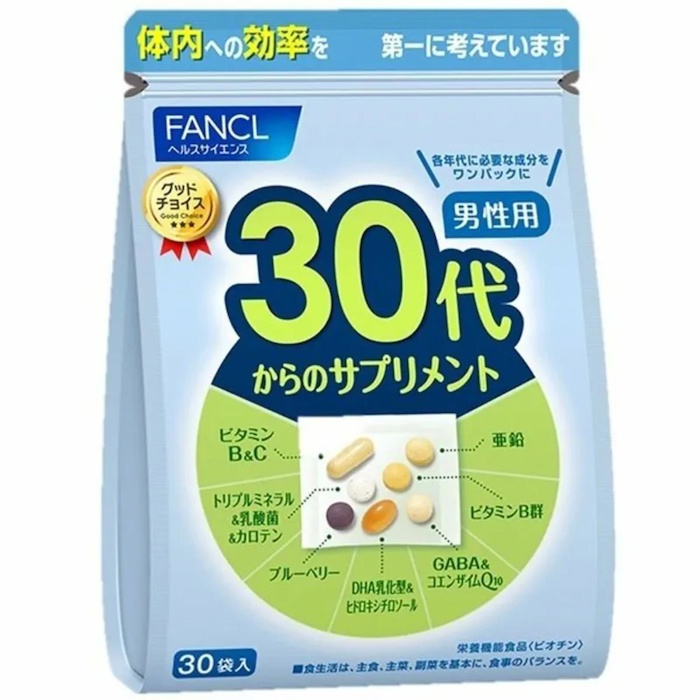 Fancl Men 30 Comprehensive Nutrients 30pcsProduct Thumbnail