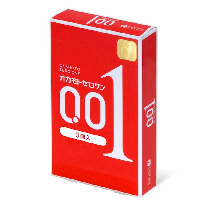Okamoto 0.01 3's Pack PU Condom 3 pcsProduct Thumbnail