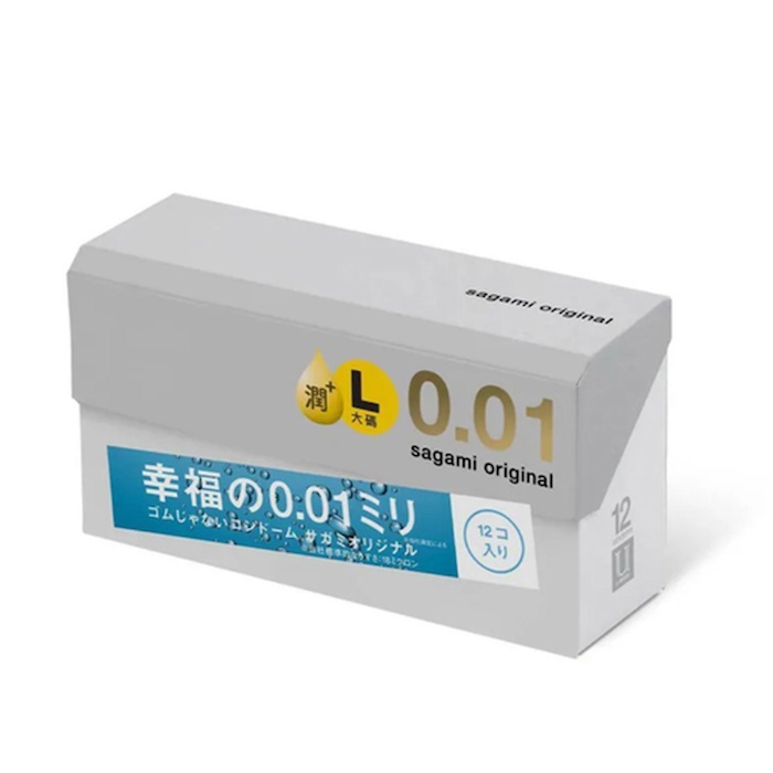 Sagami Original 0.01 L size Extra Lubricated 12's Pack PU Condom 12Product Thumbnail