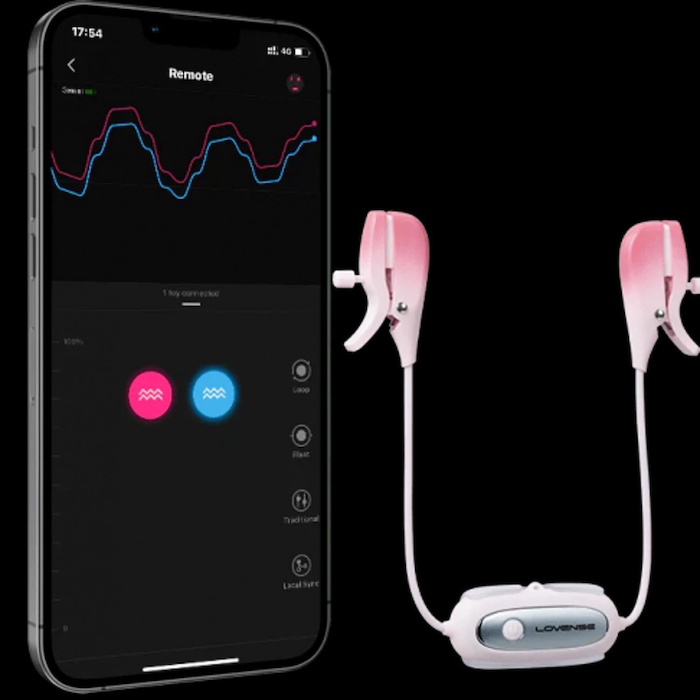 LOVENSE Lovense Gemini Nipple Clamps GeminiProduct Thumbnail