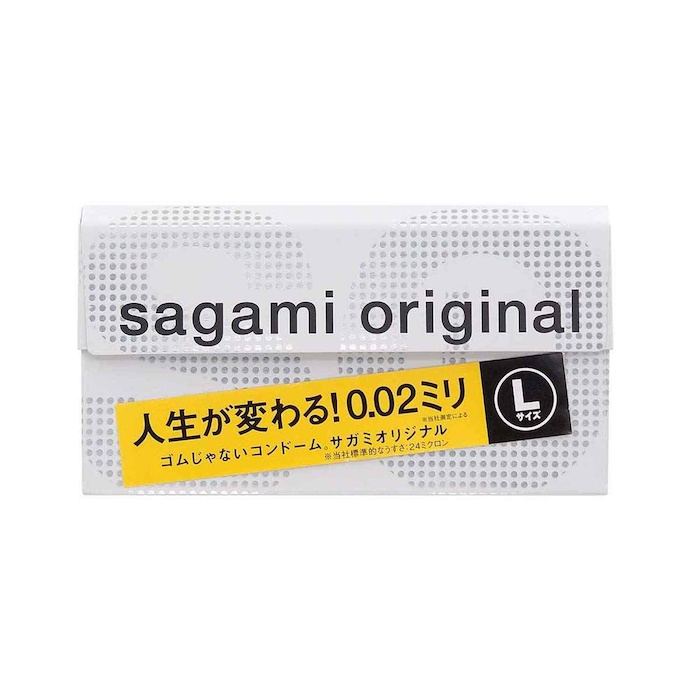 Sagami Sagami Original 0.02 L size (2G) 58mm 12's pack PU Condom 12 pcsProduct Thumbnail