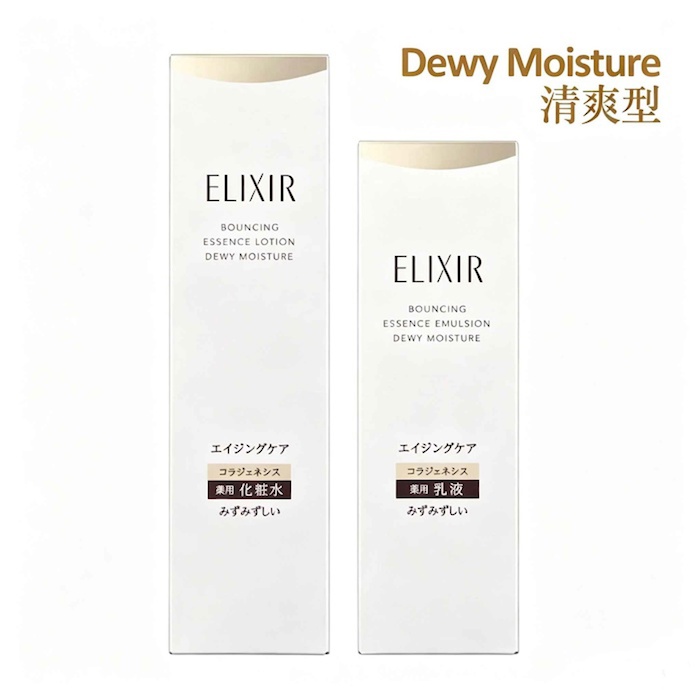 ELIXIR ELIXIR Bouncing Essence Dewy Moisture Set (170ml + 130ml) SetProduct Thumbnail