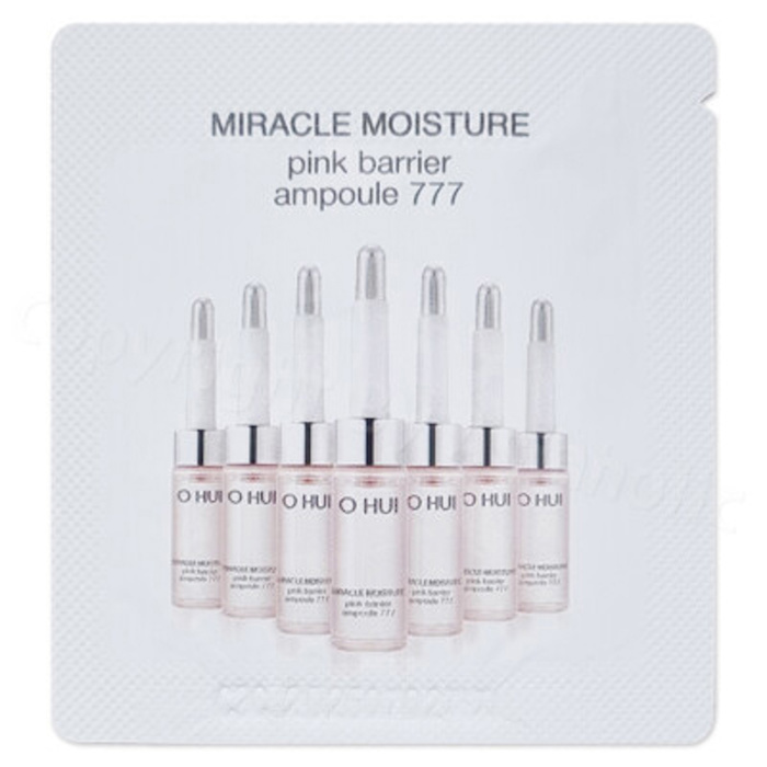 O Hui Miracle Moisture Pink Barrier Ampoule 777 Set (1ml per piece version) 100pcsProduct Thumbnail