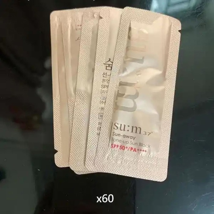 SU:M37 Sun & Away Tone & up Sun Block 60 pcsProduct Thumbnail