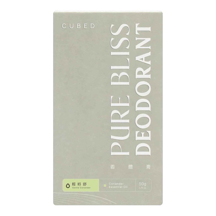 CUBED Pure Bliss Deodorant (Gentle Coriander) 50gProduct Thumbnail