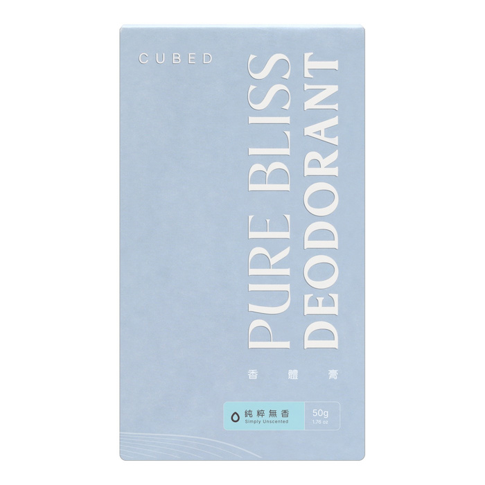 CUBED Pure Bliss Deodorant (Simply Unscented) 50gProduct Thumbnail