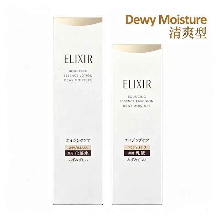 ELIXIR ELIXIR Bouncing Essence Dewy Moisture Set (170ml 130ml) setProduct Thumbnail