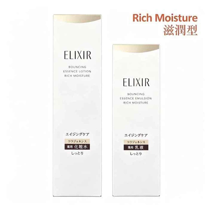 ELIXIR ELIXIR Bouncing Essence Rich Moisture Set (170ml 130ml) setProduct Thumbnail