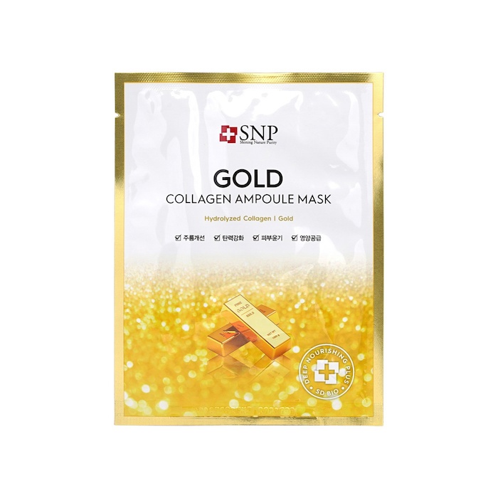 SNP SNP Gold Collagen Ampoule Mask 10pcsProduct Thumbnail