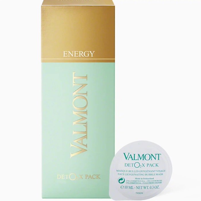 Valmont DetO2x Pack Mask (Masque) Deto2x Oxygenating Bubble Mask 1pc (10ml)Product Thumbnail