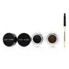 Bobbi Brown Long Wear Gel Eyeliner Duo: 2x Gel Eyeliner 3g (Black Ink, Sepia Ink) + Mini Ultra Fine Eye Liner Brush 3pcs
