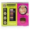 Makeup Set 8661: 1x Shimmer Strips Eye Enhancing Shadow, 1x Powder Palette, 1x Applicator (Box Slightly Damaged) 3pcs