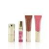 Clarins Love Your Lips Collection (2x Lip Perfector, 1x Lipstick, 1x Lip Comfort Oil) 4pcs