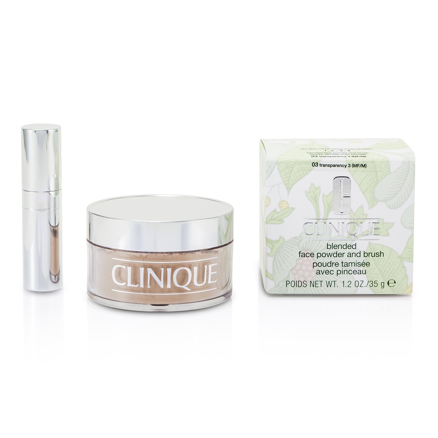 Clinique Sypki puder z pędzlem Blended Face Powder + Brush 35g/1.2oz