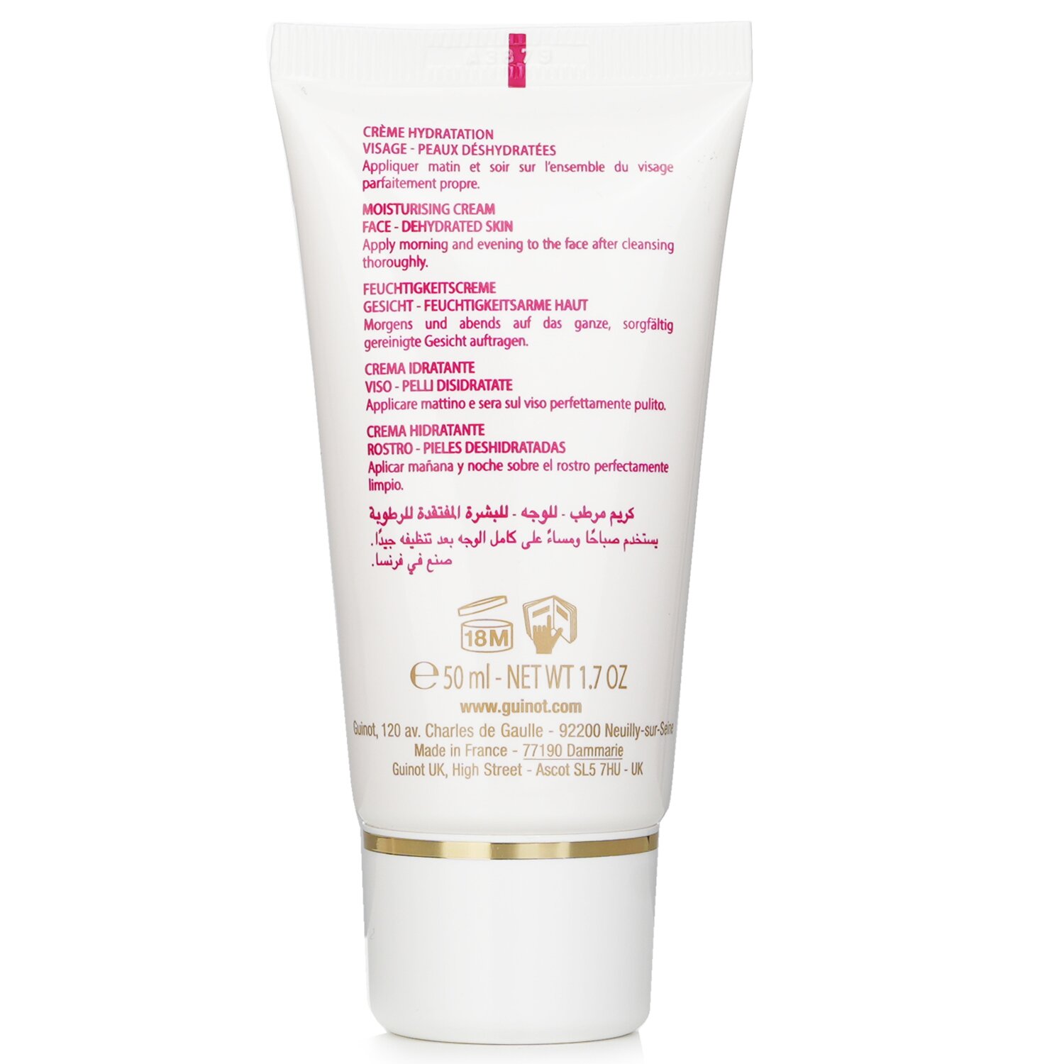 Guinot Nawilżający krem do twarzy do skóry odwodnionej Long Lasting Moisturizing Cream (For Dehydrated Skin) 50ml/1.7oz