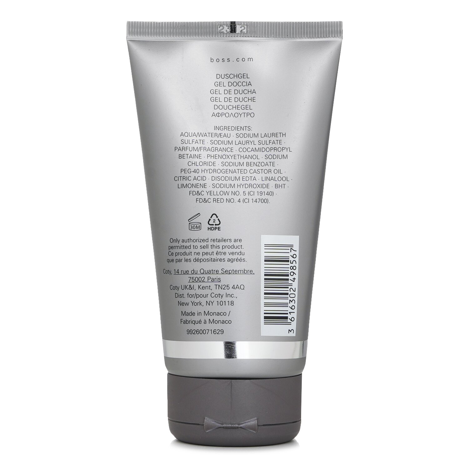 Hugo Boss Boss Bottled Shower Gel 150ml/5oz