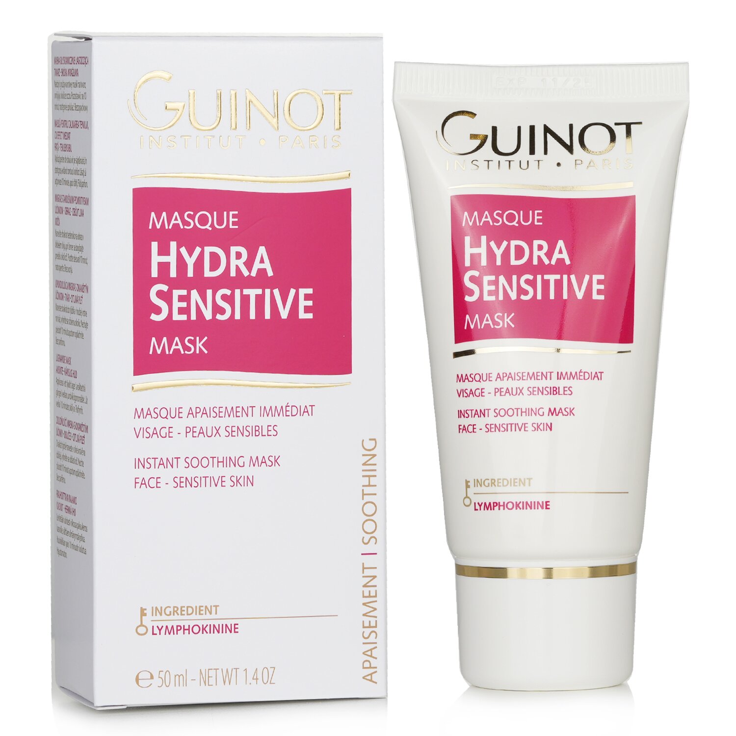 Guinot Masque Hydrallergic - Успокаивающая Маска (для Очень Чувствительной Кожи) 50ml/1.7oz