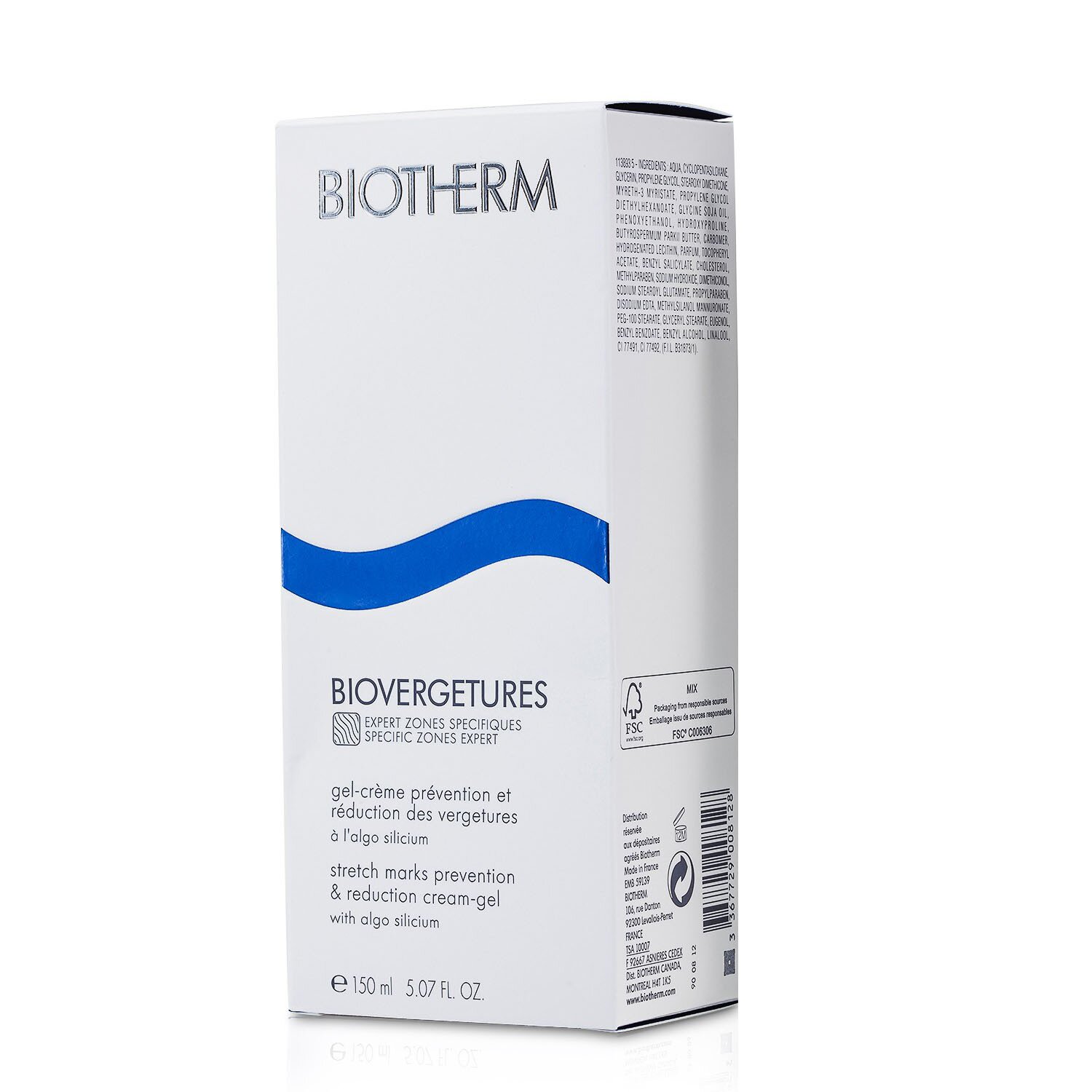 Biotherm Krem-żel na rozstępy Biovergetures Stretch Marks Prevention And Reduction Cream Gel 150ml/5oz