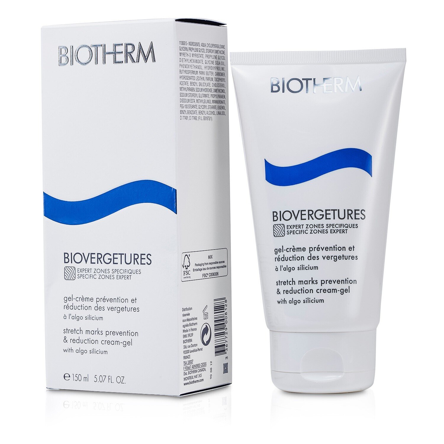 Biotherm Krem-żel na rozstępy Biovergetures Stretch Marks Prevention And Reduction Cream Gel 150ml/5oz