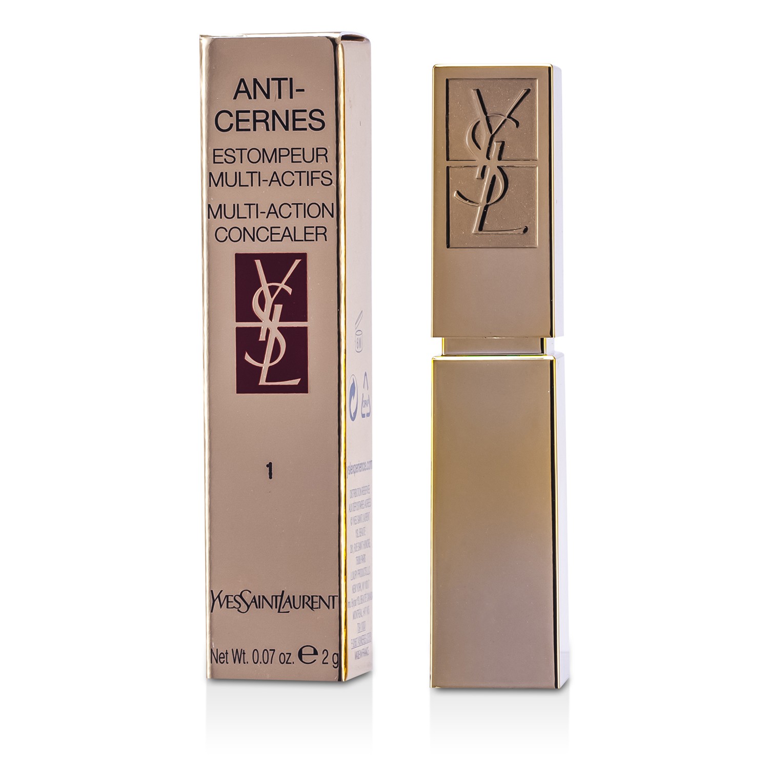 Yves Saint Laurent Корректор # 01 (Бежевая Слоновая Кость) 2g/0.07oz