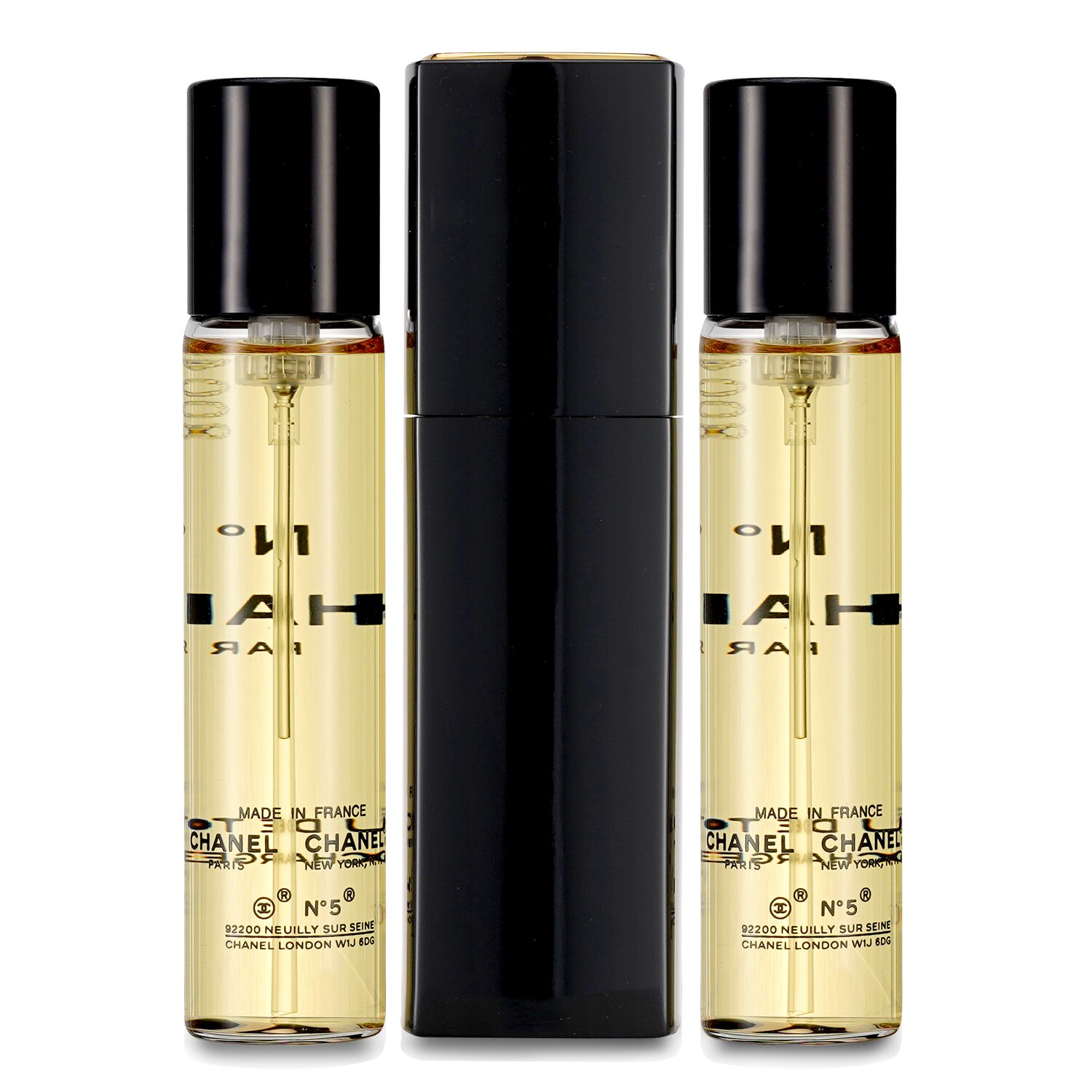 Chanel No.5 Eau De Toilette Purse Spray And 2 Refills 3x20ml/0.7oz