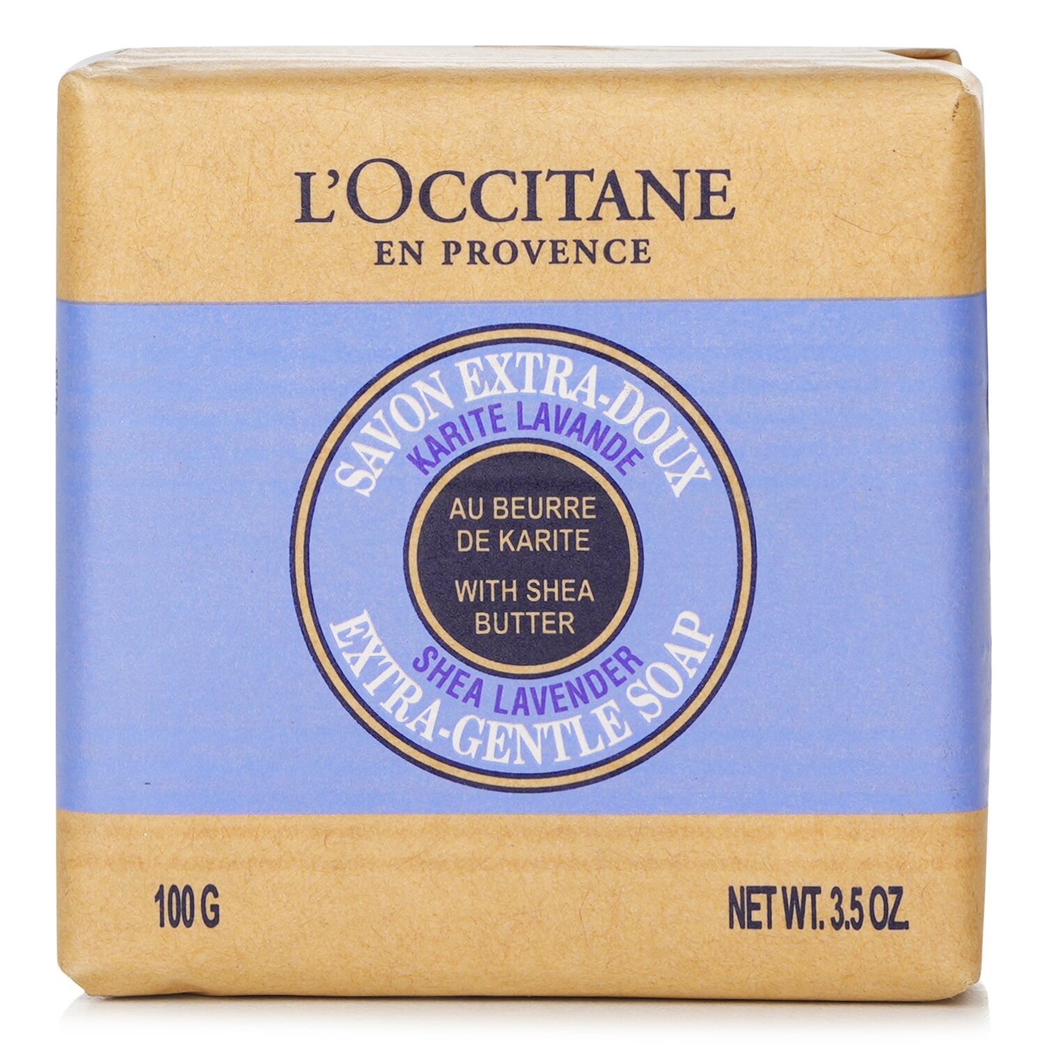 L'Occitane Lawendowe mydło z masłem shea Shea Butter Extra Gentle Soap - Lavender 100g/3.5oz