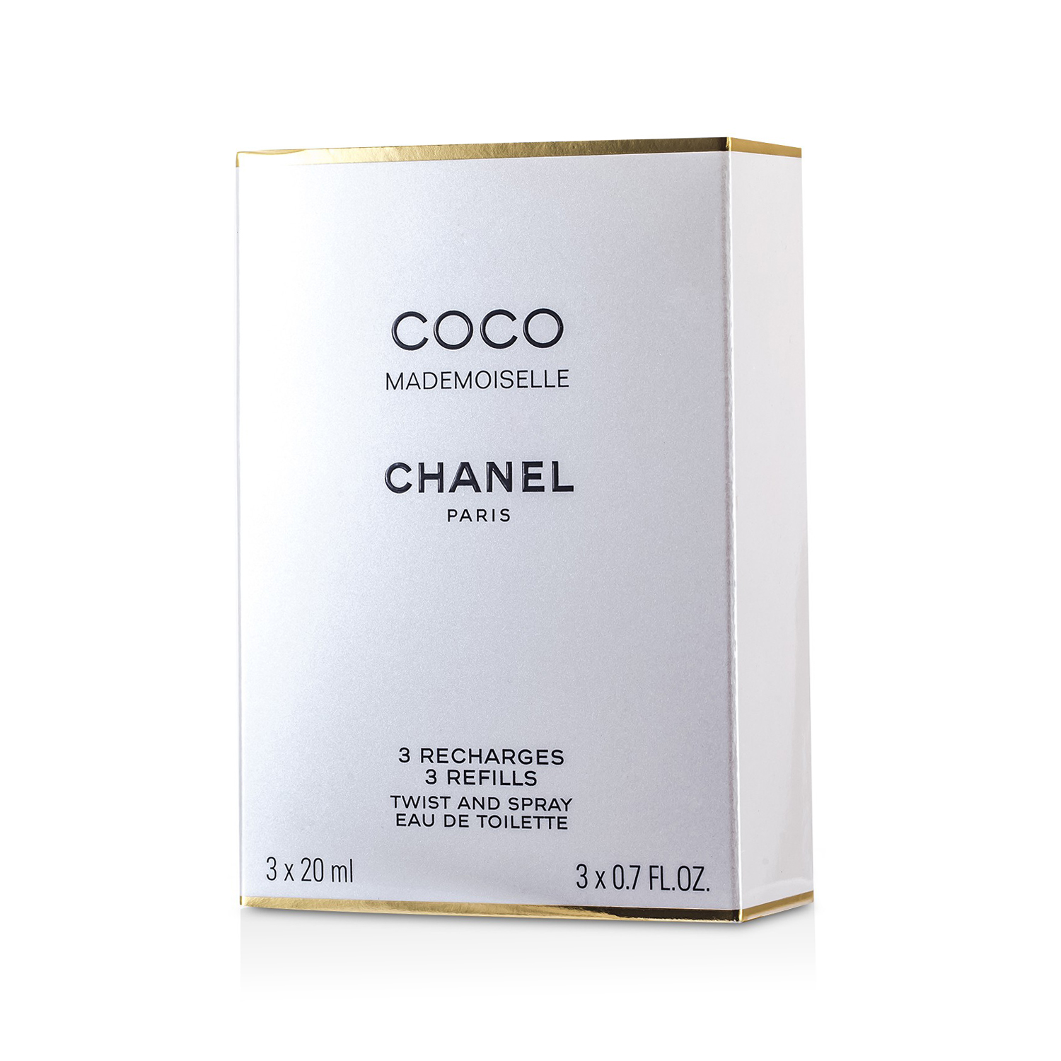 Chanel Coco Mademoiselle Twist & Spray Eau De Toilette Refill 3x20ml/0.7oz