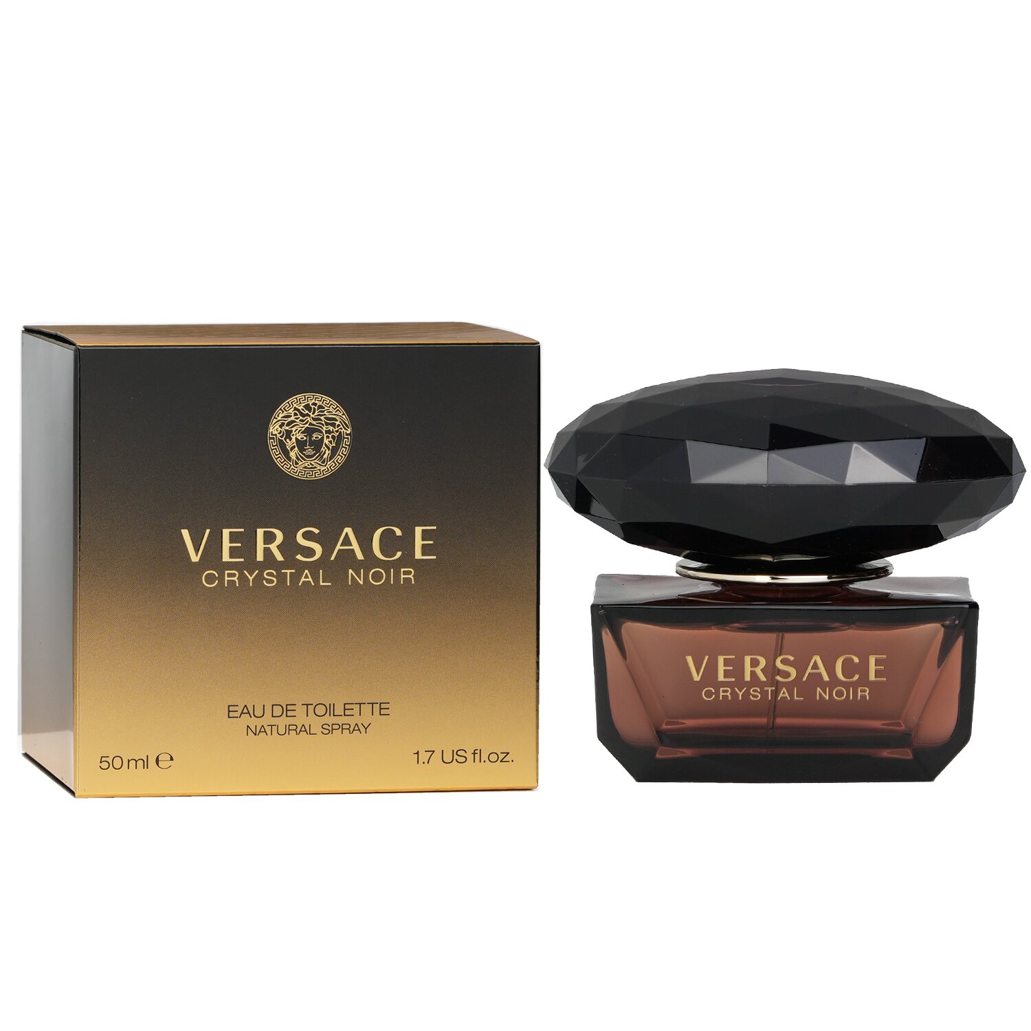 Versace Crystal Noir Eau De Toilette Spray 50ml/1.7oz