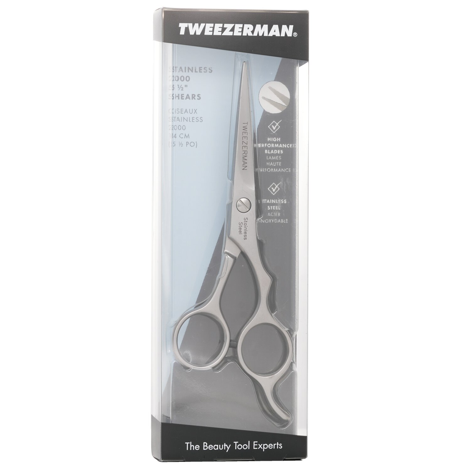 Tweezerman Stainless 2000 5 1/2 Shears (High Performance Blades) Picture Color