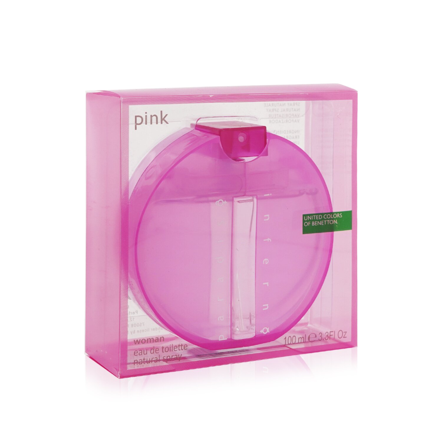 Benetton Inferno Paradiso Pink Eau De Toilette Spray 100ml/3.3oz
