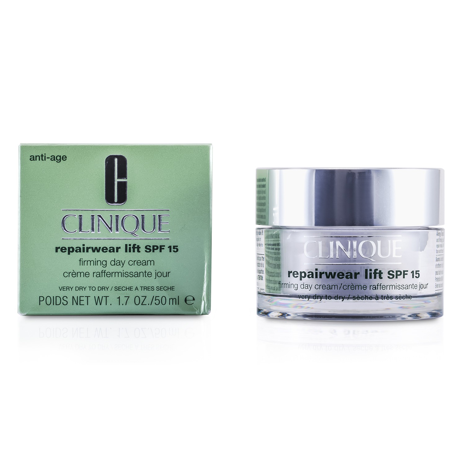 Clinique Repairwear Lift SPF 15 Firming Day Cream (For Very Dry to Dry Skin) 50ml/1.7oz