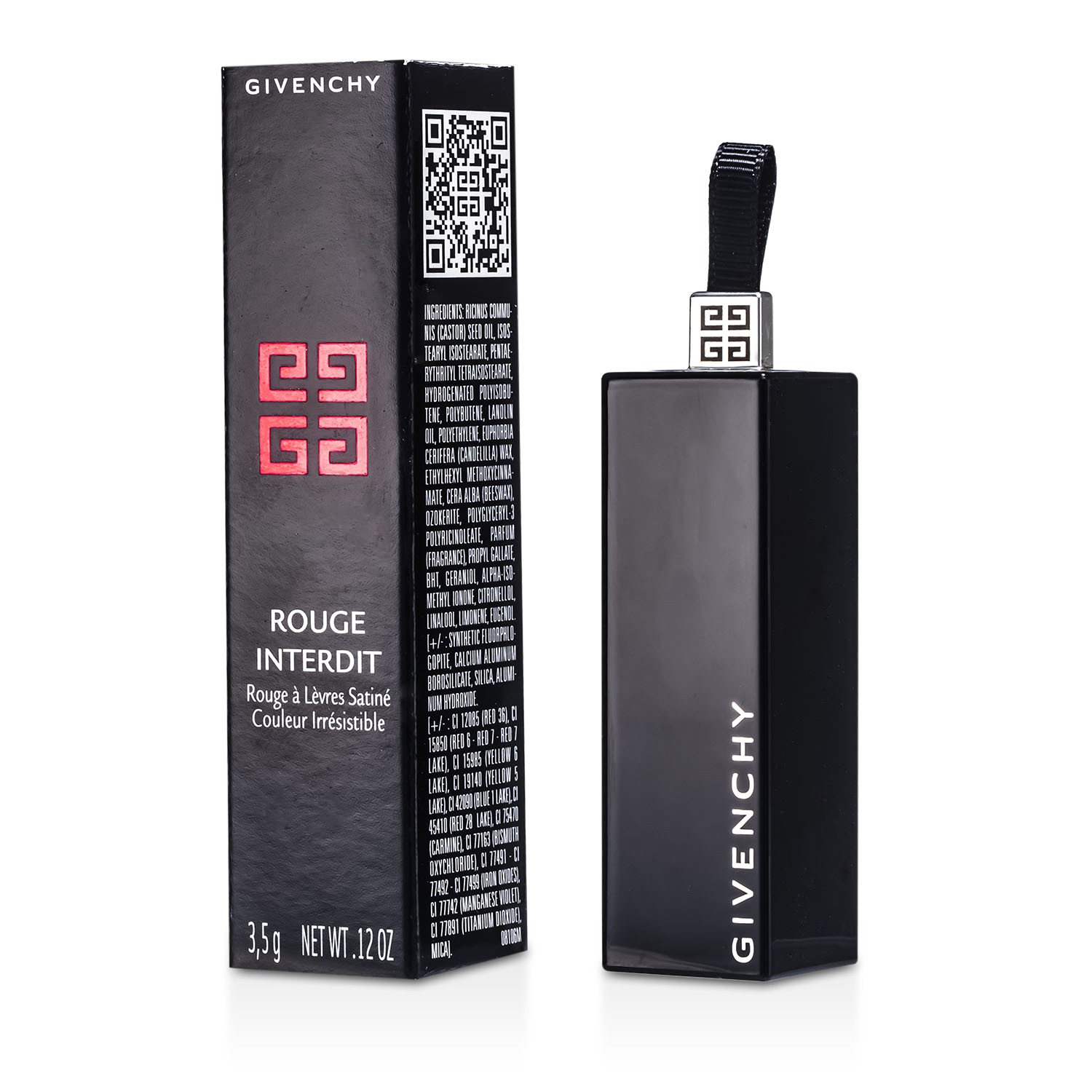 Givenchy Rouge Interdit Атласная Губная Помада 3.5g/0.12oz