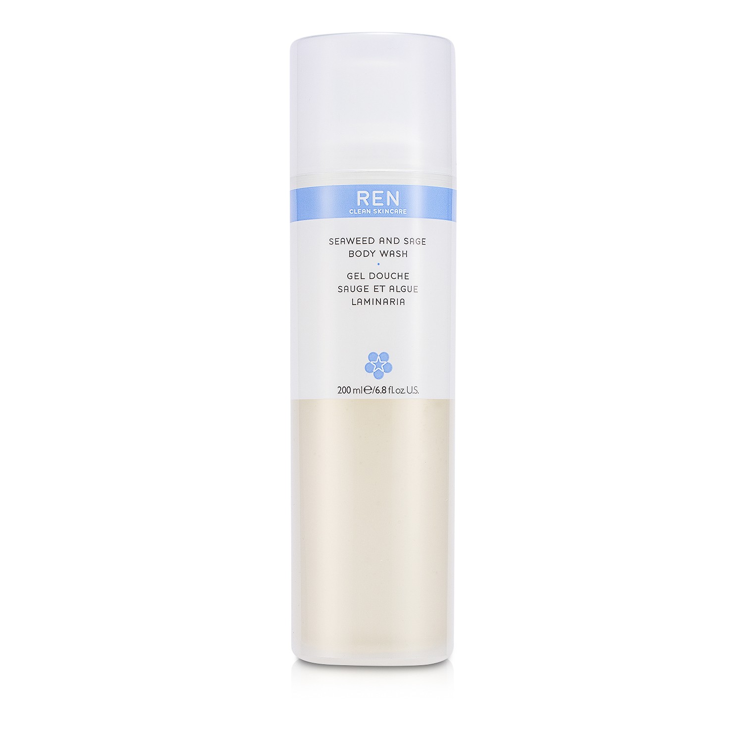 Ren Seaweed & Sage Body Wash 200ml/6.8oz