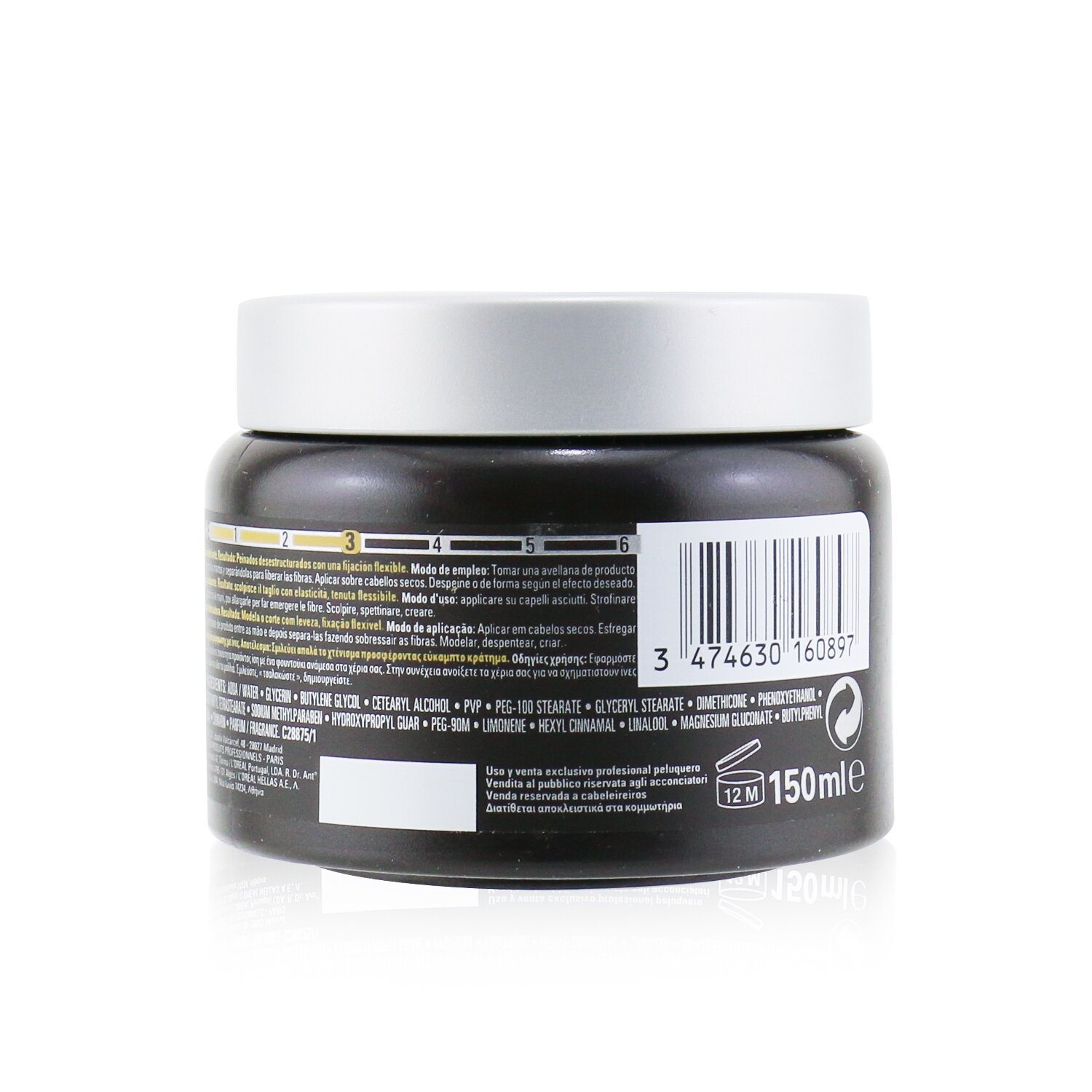 L'Oreal Professionnel Homme Sculpte مصفف الشعر- دهان لتصفيف الشعر 150ml/5oz