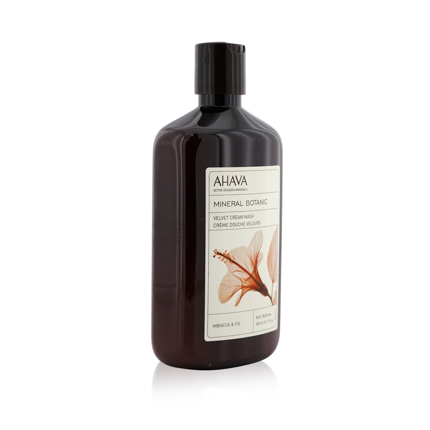 Ahava Mineral Botanic Velvet Cream Wash - Hibiscus & Fig (Very Dry Skin) 500ml/17oz