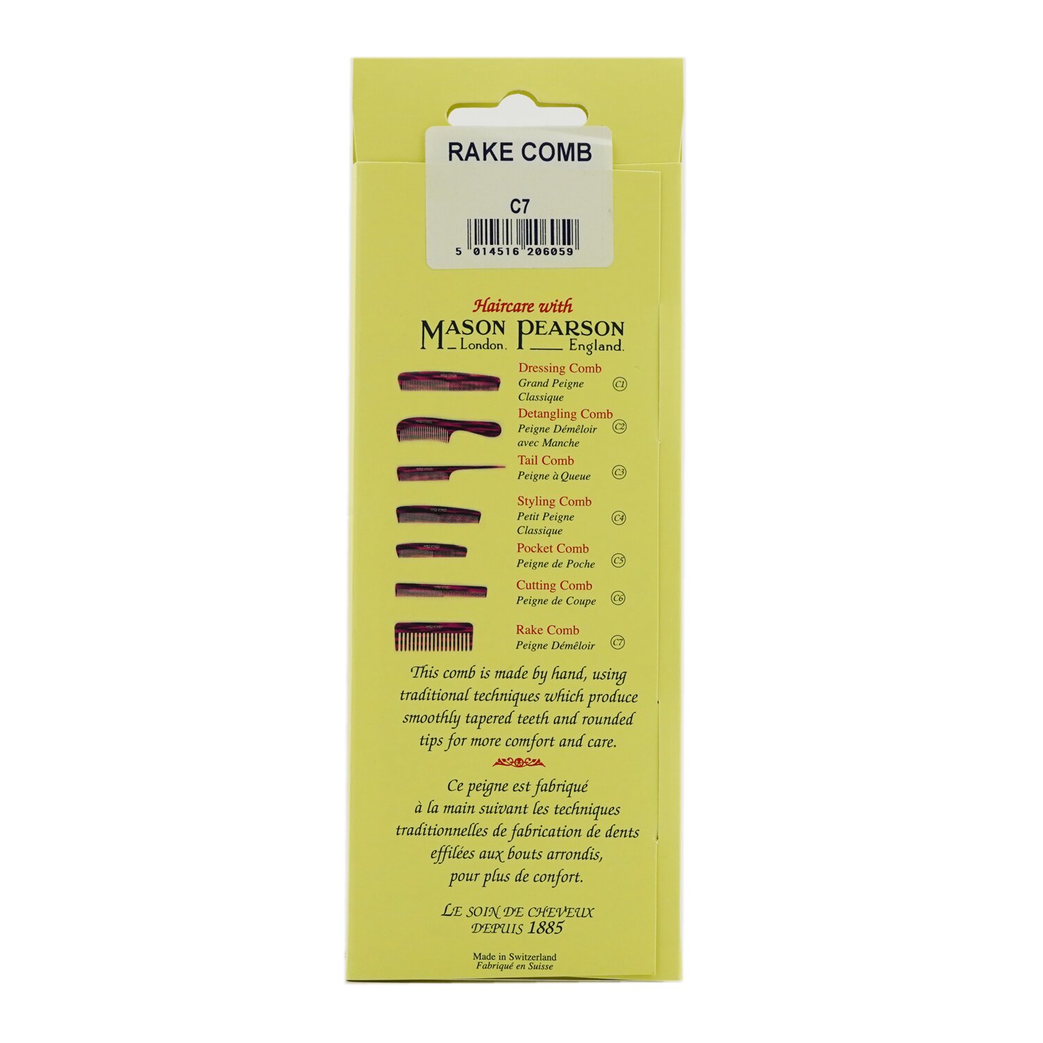 Mason Pearson Rake Comb 1pc